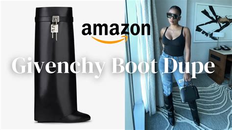 bottes givenchy shark dupe|givenchy lock boots dupe.